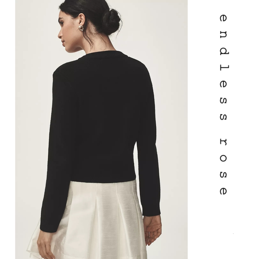 Anthropologie - Endless Rose - J'AdoreYou Motif Sweater - Picture 3 of 8